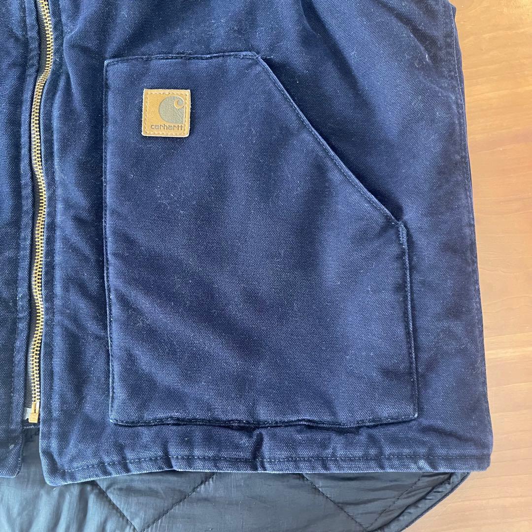 ★カーハート　carhartt vtg ダックベスト V02 MDT★Lサイズ★