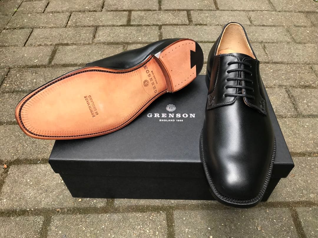 GRENSON WINCHESTER 7F プレーントゥダービーシューズ