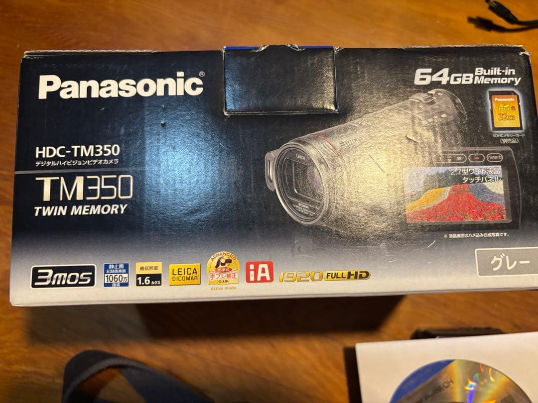 Panasonic HDC-TM350 ビデオカメラ 本体付属品　動作確認済み