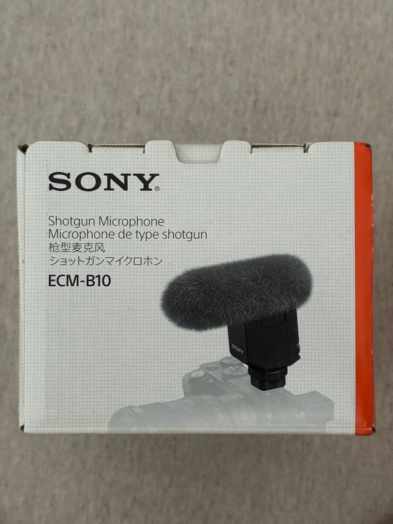 SONYカメラ用マイク ショットガンマイクロホン 可変指向性 ECM-B10