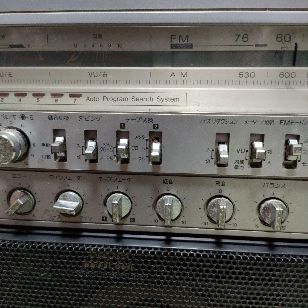 ジャンク品 SHARPシャープ THE SEARCHER-WGF-909ラジカセ