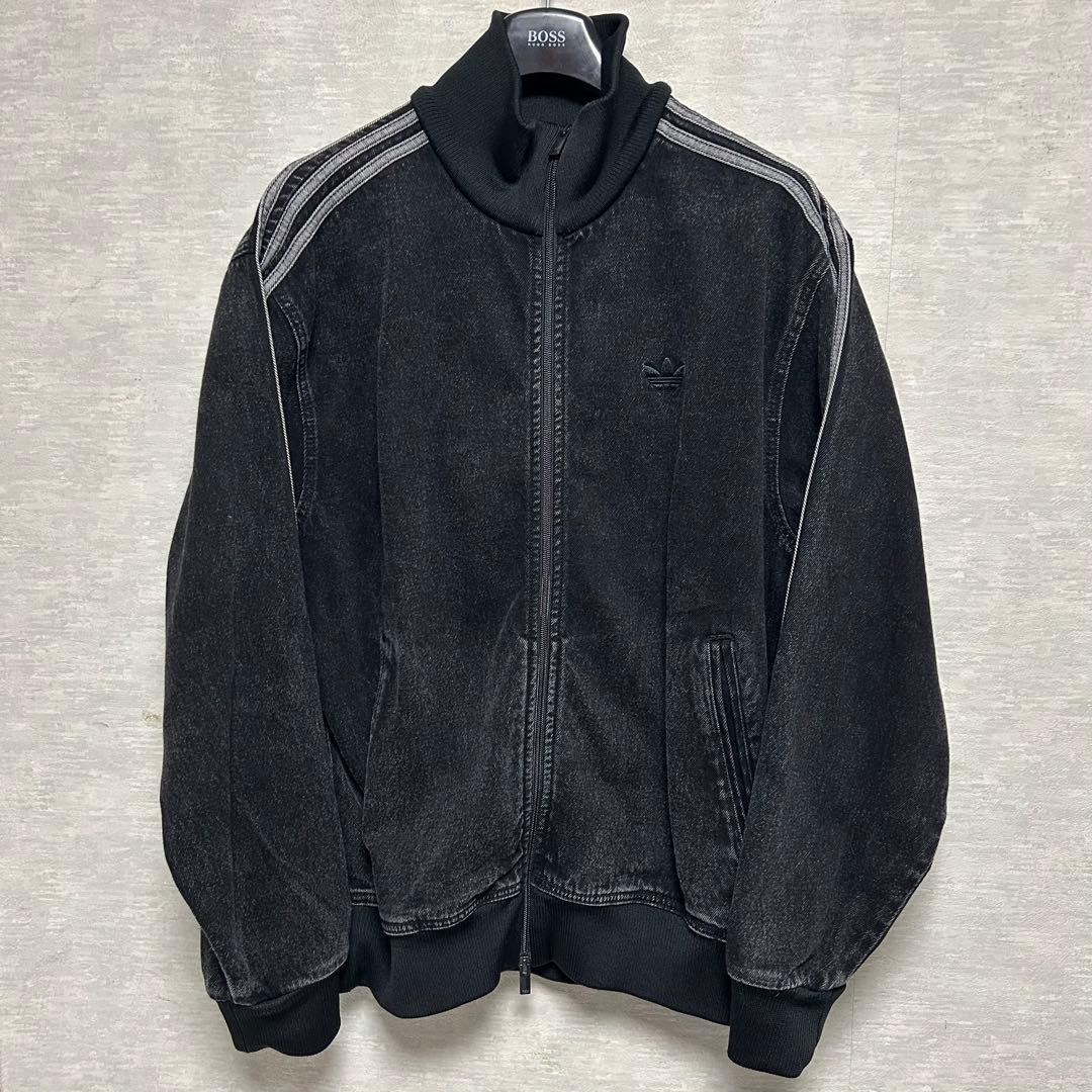 新品 adidas デニムファイヤーバード トラックトップ サイズXL