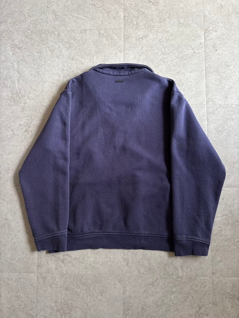 Y2K UMBRO premier スウェット ドリルトップ型 ネイビー L