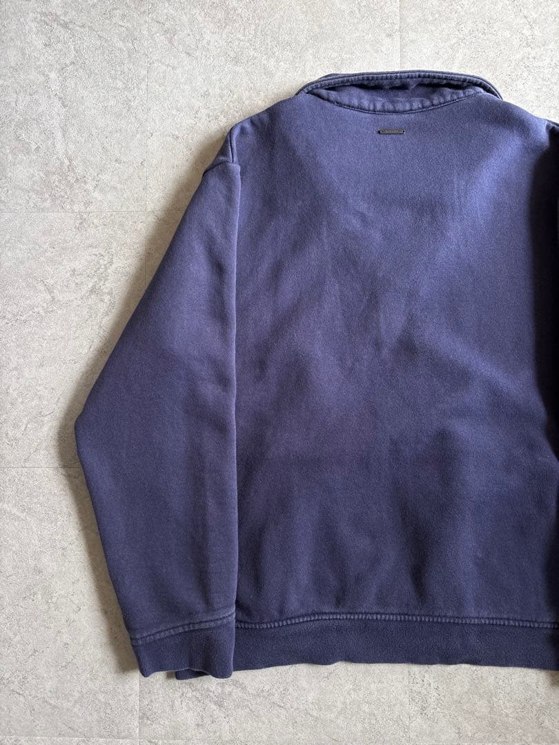 Y2K UMBRO premier スウェット ドリルトップ型 ネイビー L