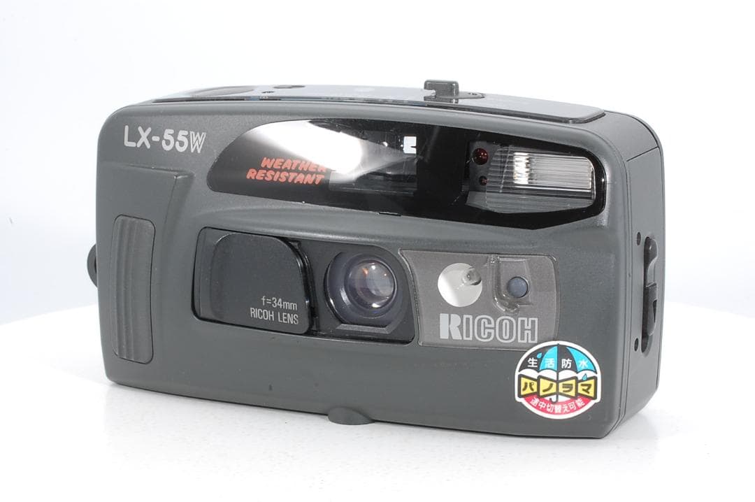 完動整備品 リコー LX-55W コンパクトフィルムカメラ ストロボ シャッター
