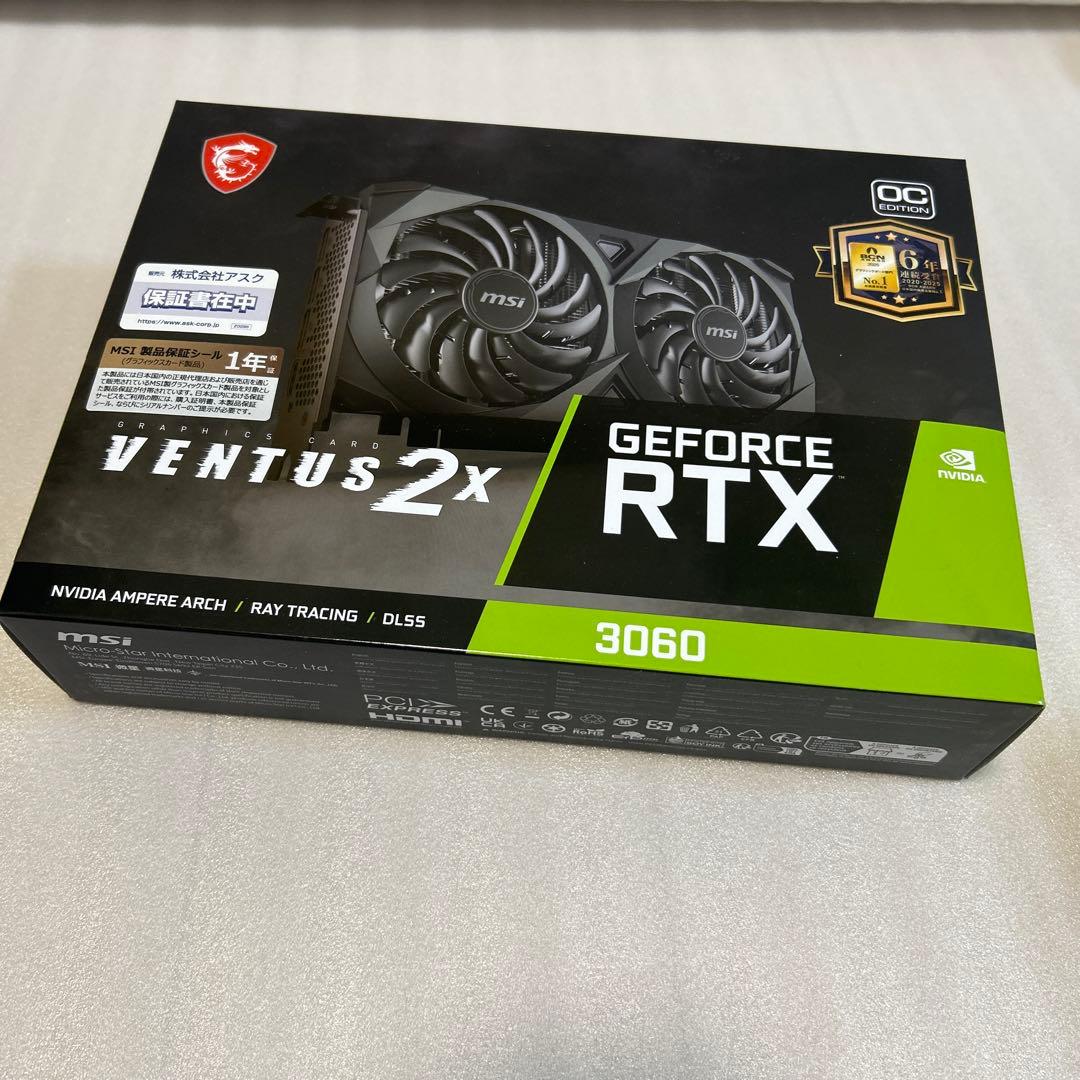 グラフィックボード・グラボ・ビデオカード MSI GeForce RTX 3060 OC 12GB