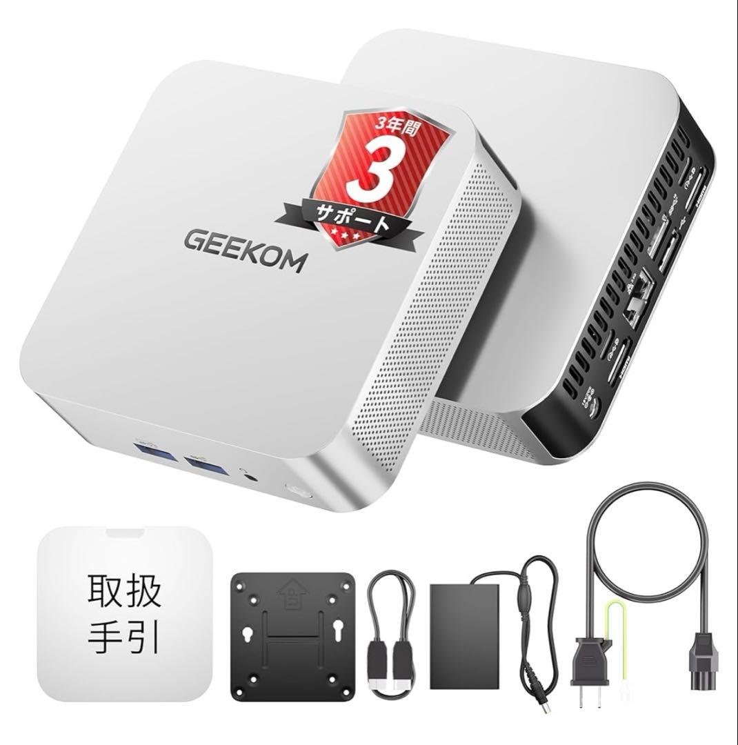 GEEKOM A6 ミニPC AMD Ryzen 7 6800H 1TB