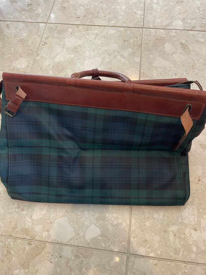 ラルフローレン　ブラックウォッチ ボストンバッグ