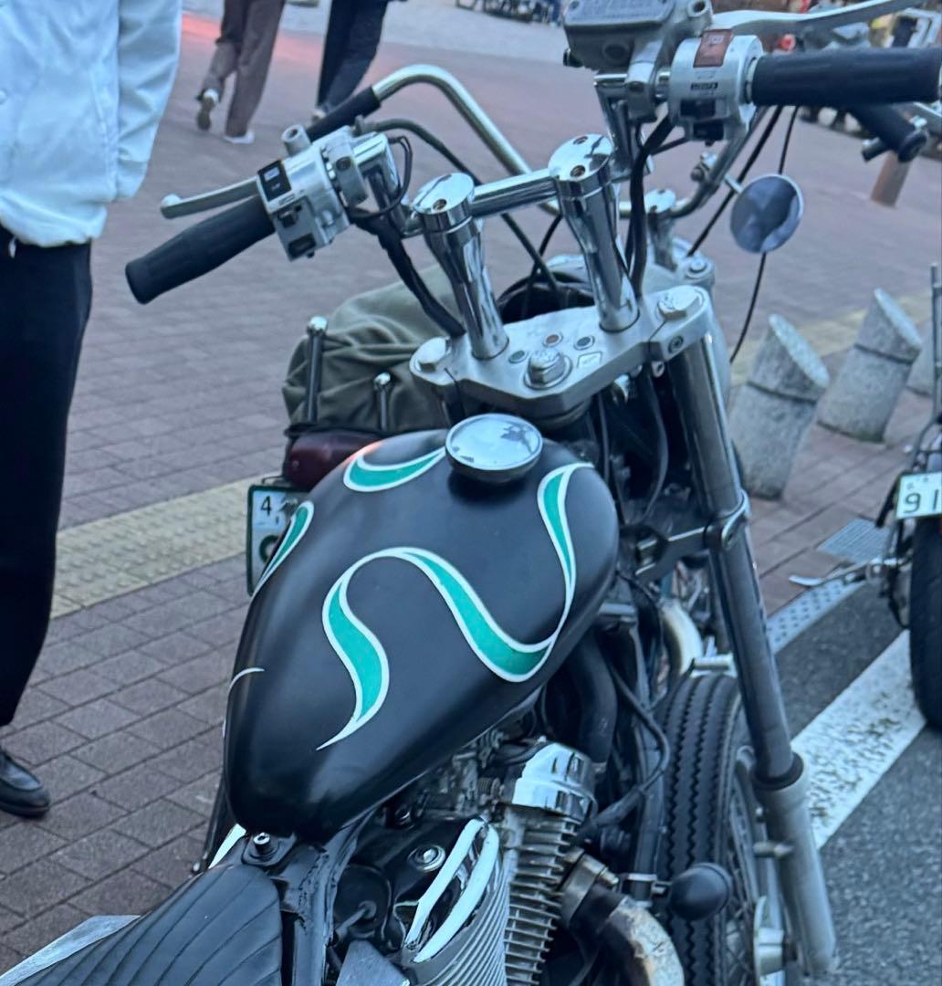 t&f製 マスタングタンク スティード用 アメリカンバイク steed400