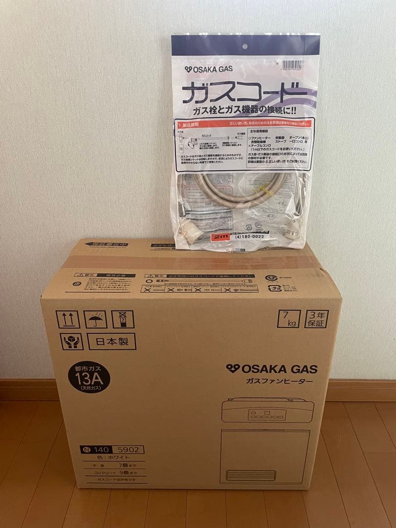 大阪ガス　ガスファンヒーター　140-5862