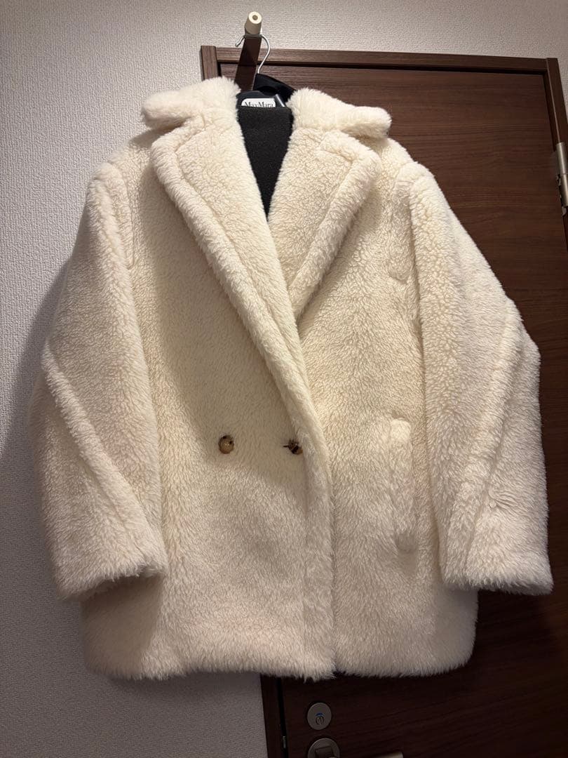 未使用に近い　Max Mara オルガ　テディベアショートコート XS