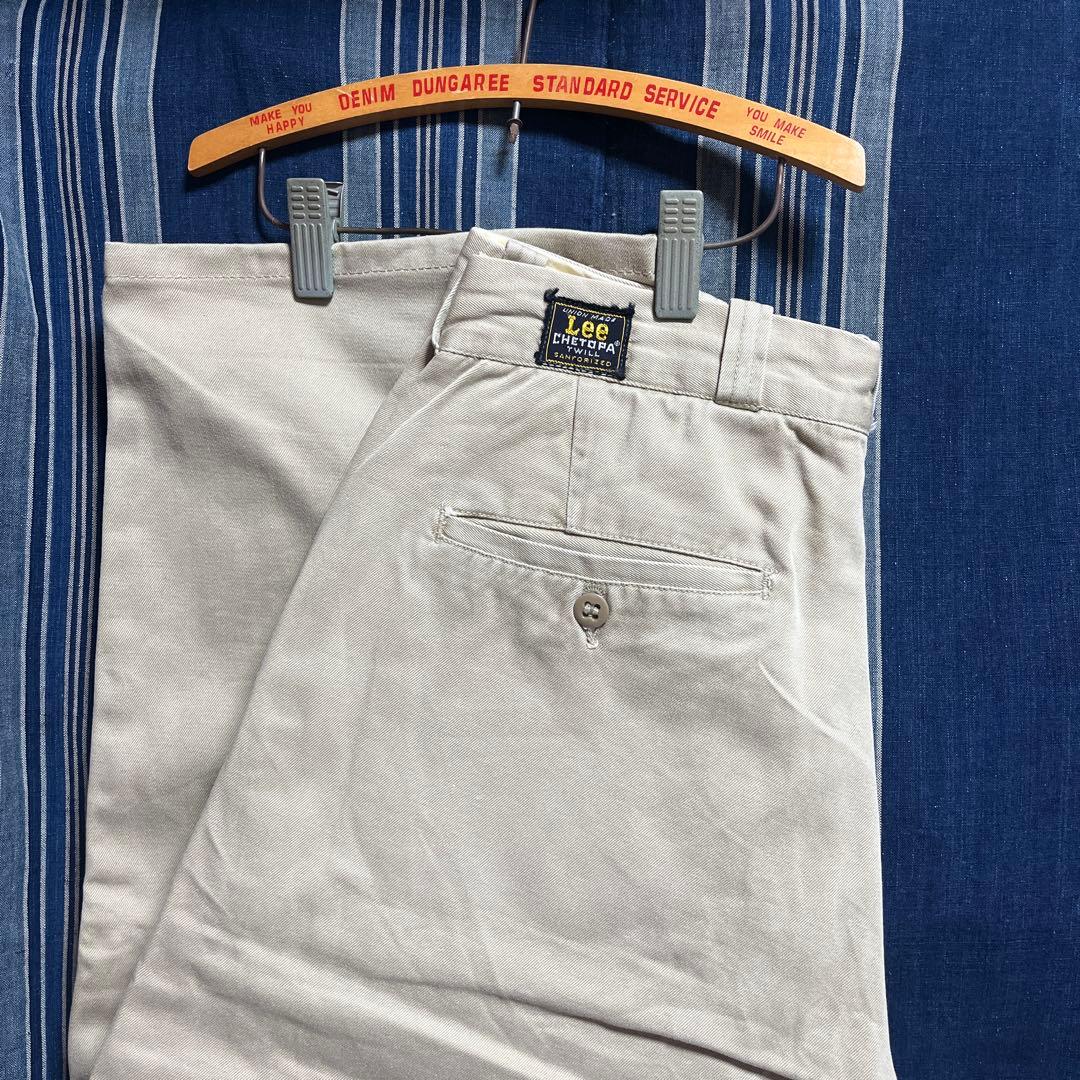 50年代 60年代 lee usa チノパン