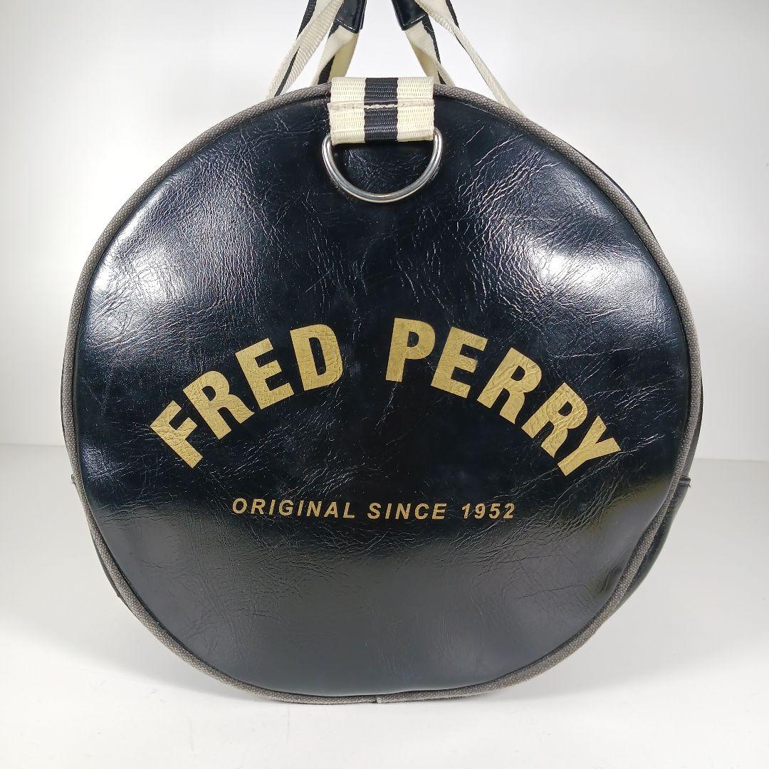 ✨美品✨フレッドペリー クラシックバレルバッグ ドラム型