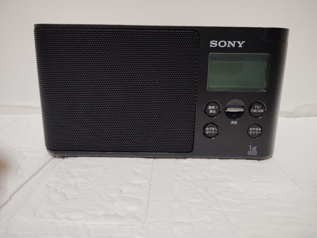 ※本体のみ SONY XDR-56TV TV音声受信ラジオ ブラック