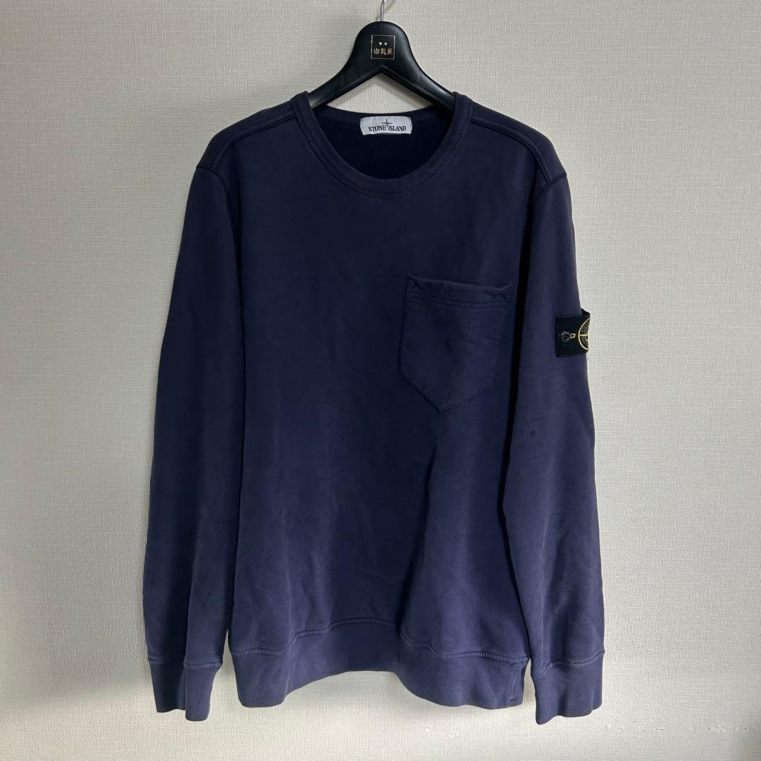 【希少カラー❗️】stone  スウェットトレーナー　パープル　XL