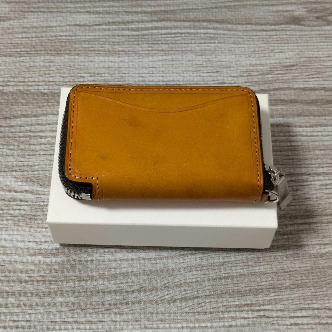 TAKEO KIKUCHI オレンジ レザー キーケース