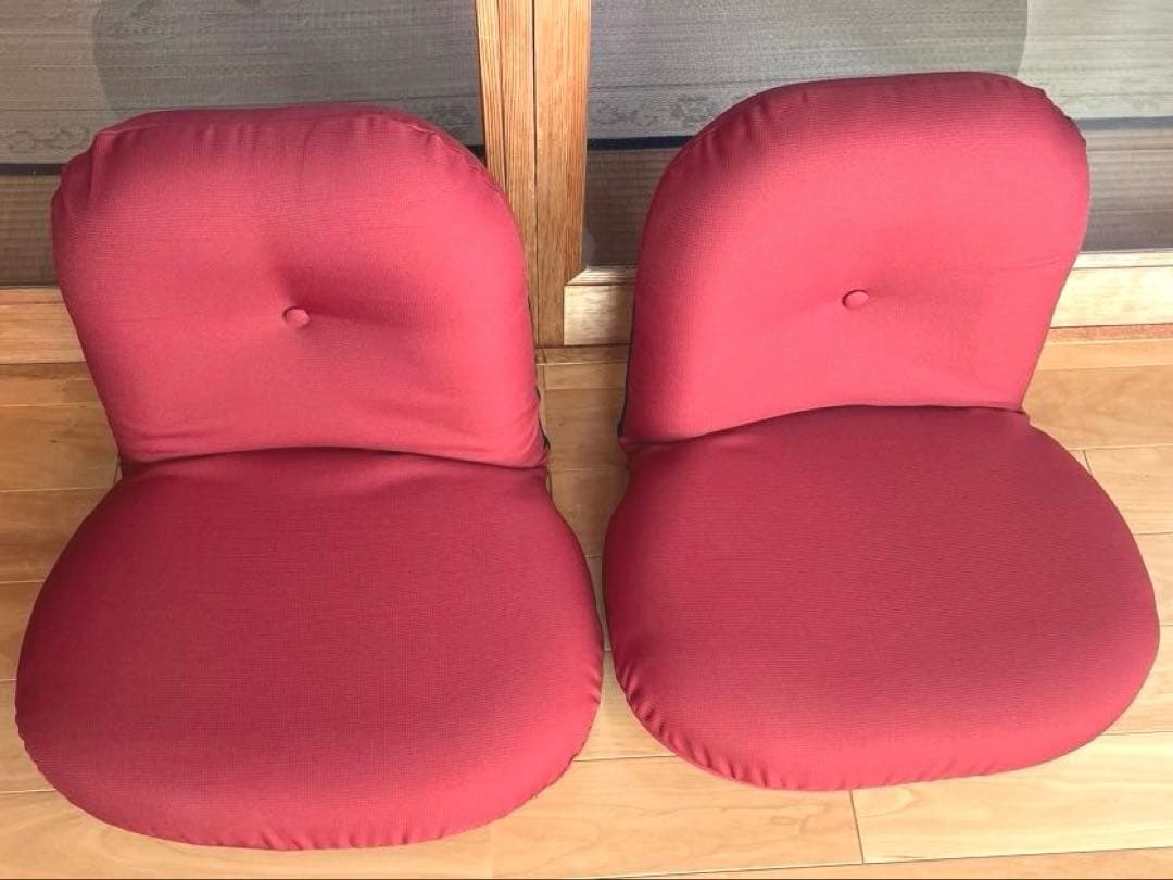 【美品】こたつ座椅子　通販生活　リクライニング　2個セット
