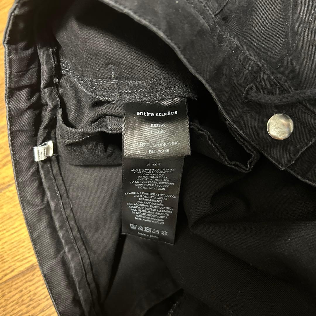 パンツ entire studios freight cargo pants black