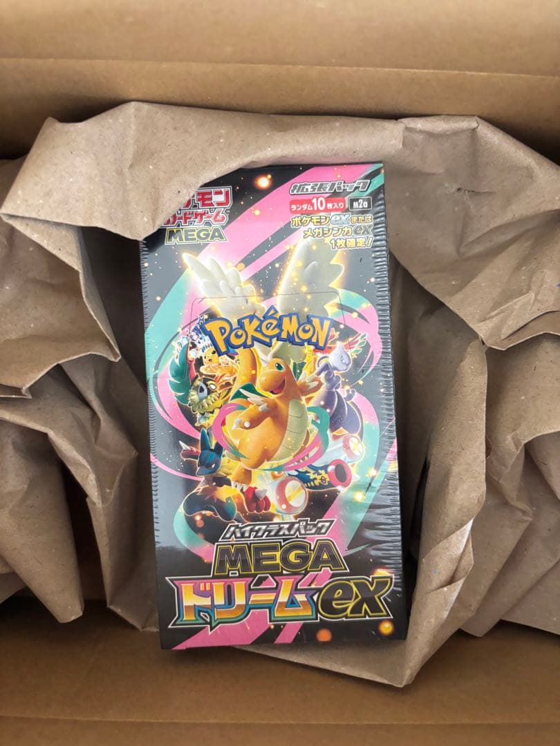 ポケモンカードゲーム MEGA ドリームex シュリンク付き　ポケモンセンター産