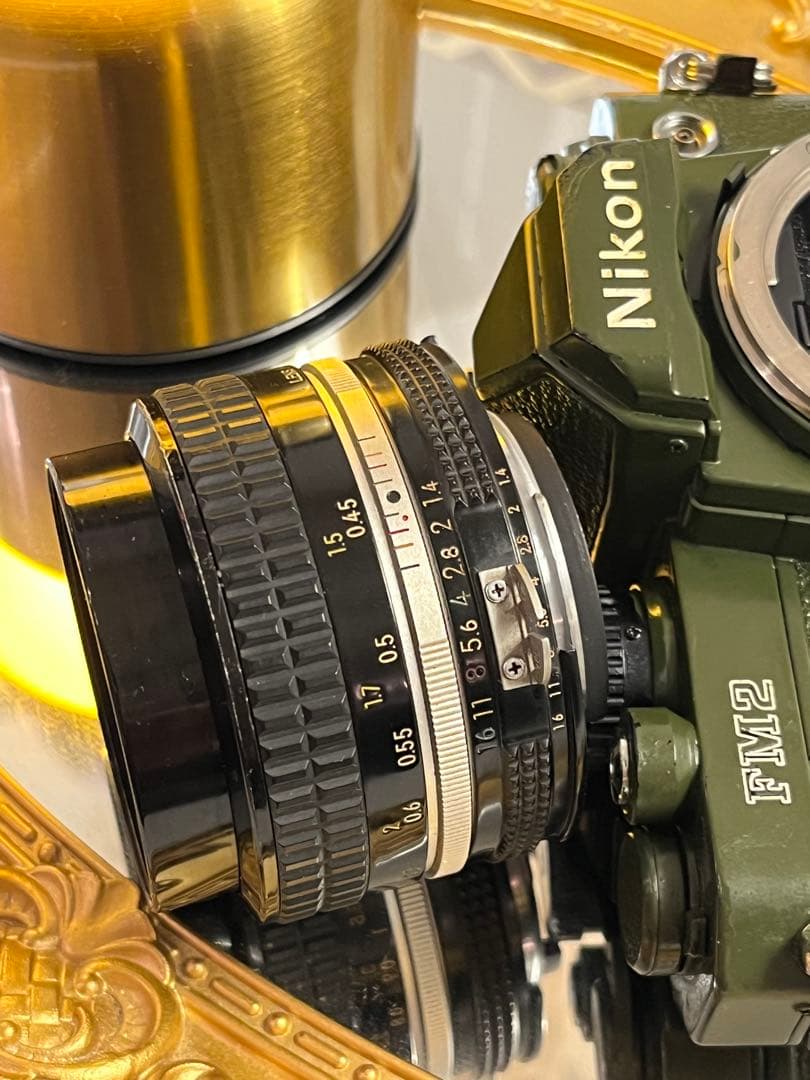 Nikon FM2 New カスタム ミリタリーグリーン ワンオフ塗装ボディ