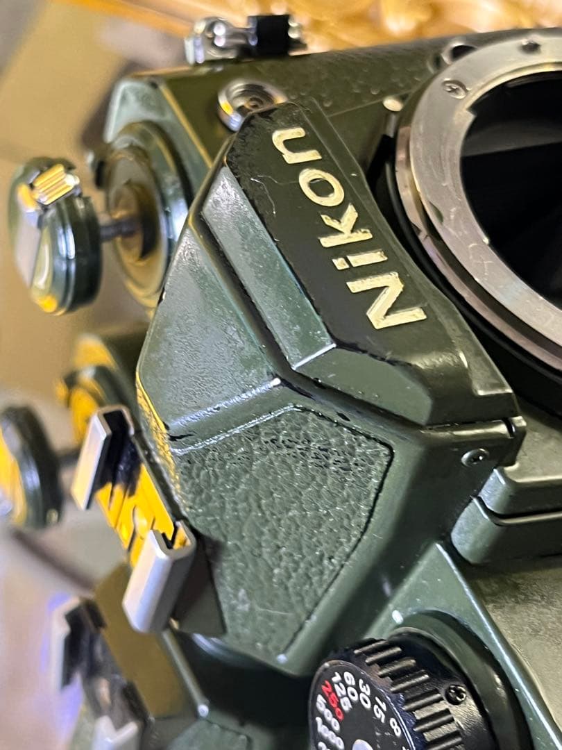 Nikon FM2 New カスタム ミリタリーグリーン ワンオフ塗装ボディ