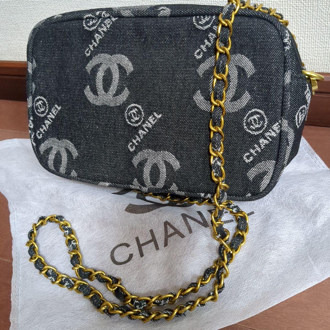 新品•未使用　CHANELノベルティ デニム ショルダーバッグ