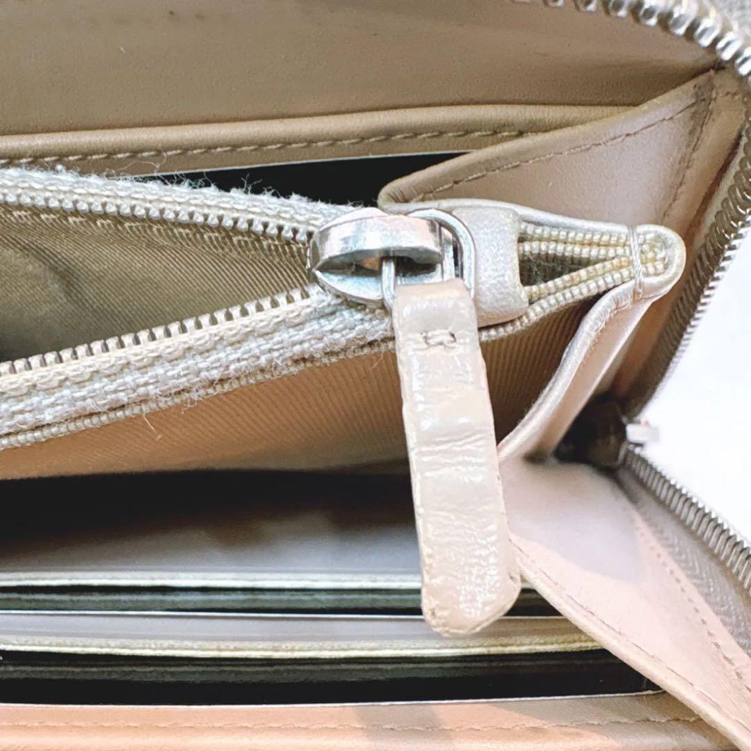 【シャネル】マトラッセ ラウンドファスナー 長財布 正規品 キャビアスキン