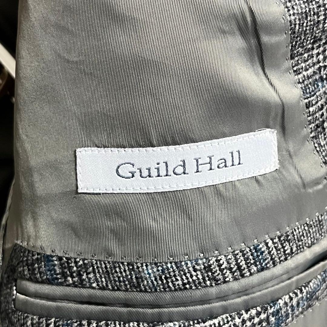 美品『ギルドホール』デルフィノ イタリア生地 グレンチェックセットアップスーツ