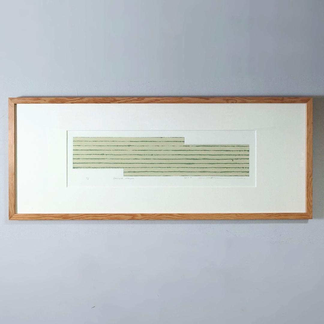 黒木周「Striped Steps」クロスグラフ？2007年 IDEE取扱版画家