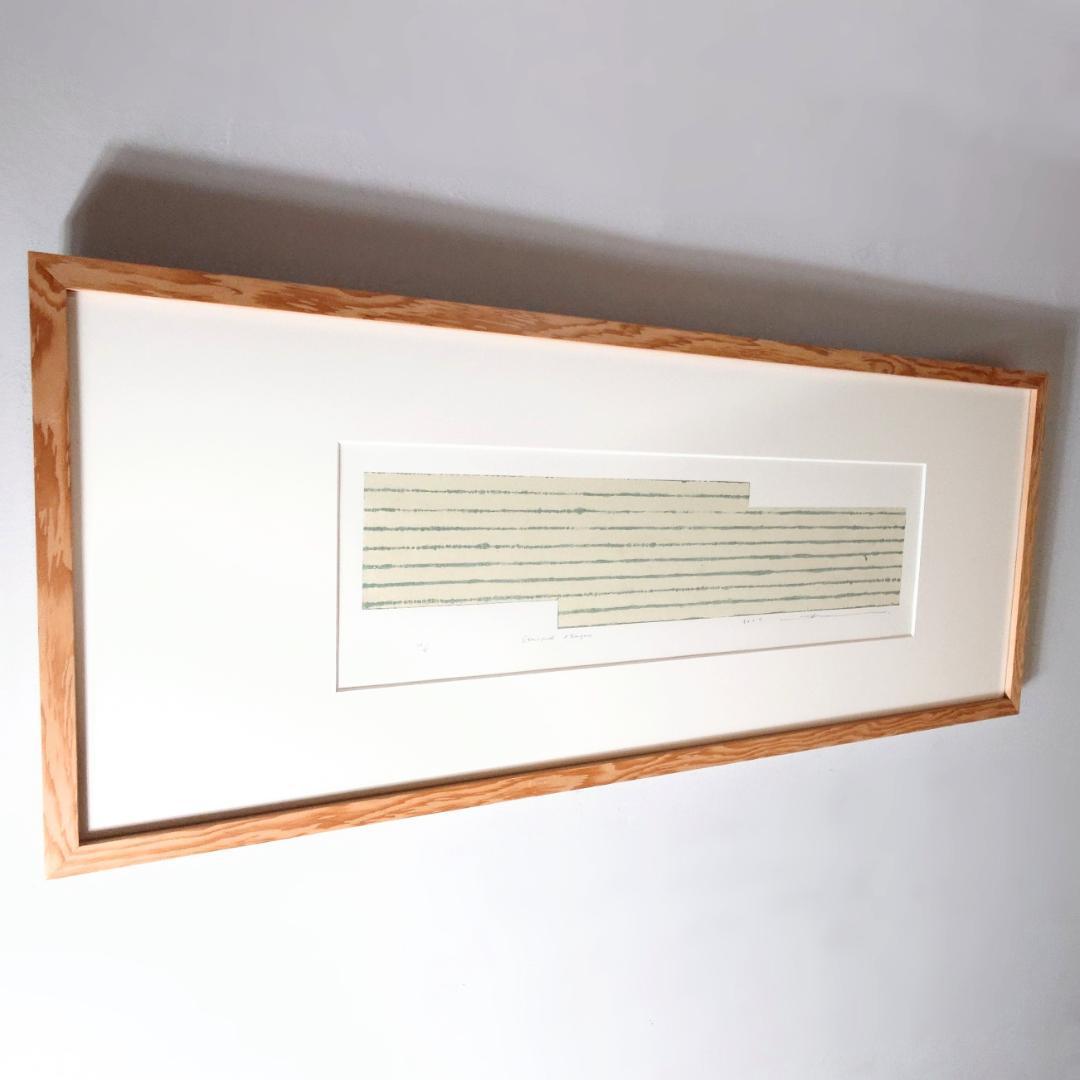 黒木周「Striped Steps」クロスグラフ？2007年 IDEE取扱版画家