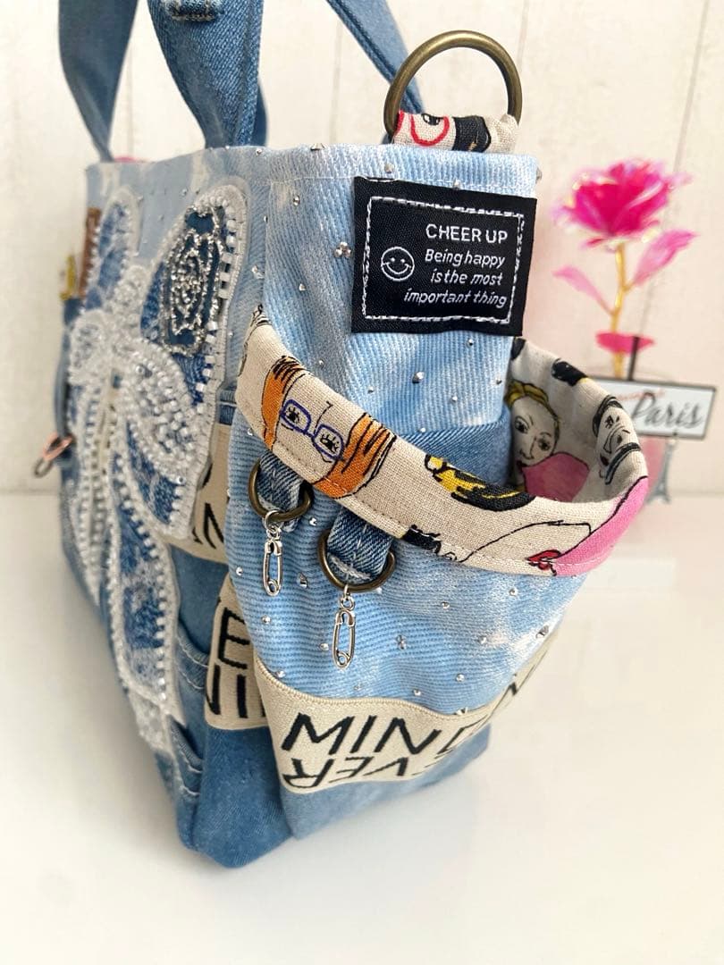 デニムリメイクバックS ストーンデニム