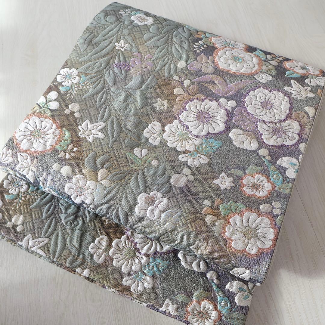 訪問着セット 辻ヶ花絞り ブルーグレー