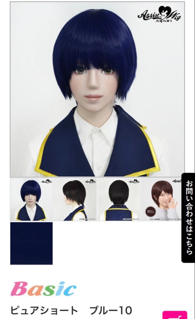 きぬ エース デュース ウィッグ