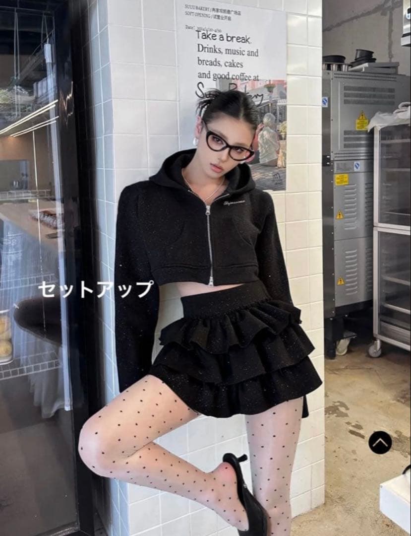 ANDWANG キラキラコレクション スウェット セットアップ