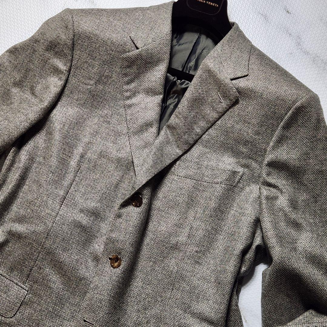 極美品✨XXXL相当 ブリオーニ テーラードジャケット 最高級 カシミヤ シルク