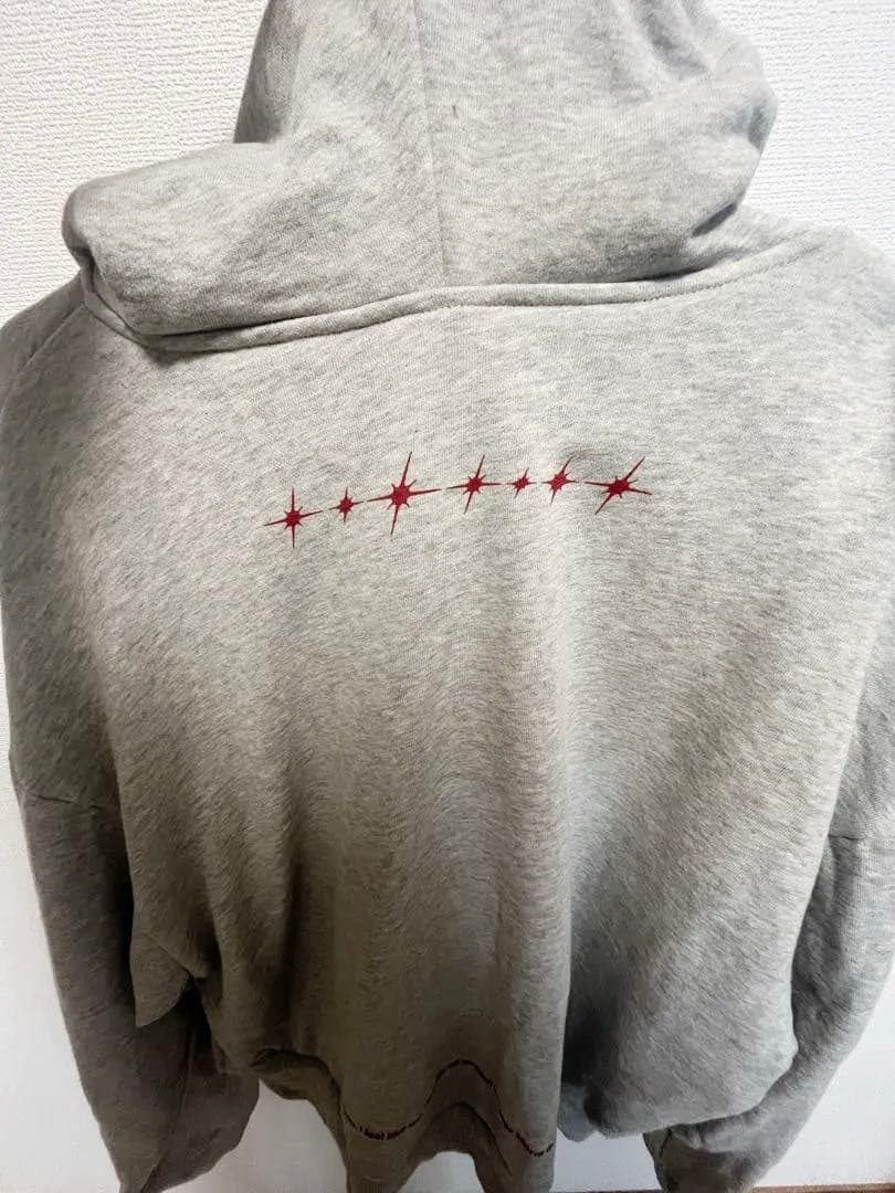 VOYAGE グレー ジップアップパーカー