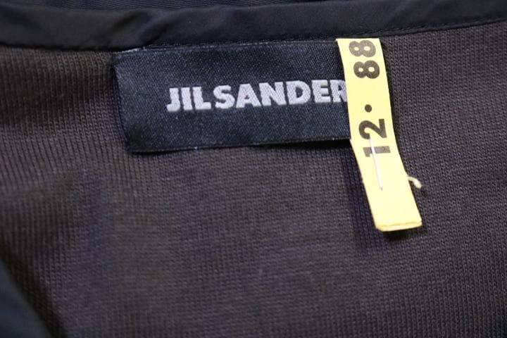 クリーニング済！イタリア製【超美品】☆ジルサンダー：ベスト　ブラック48