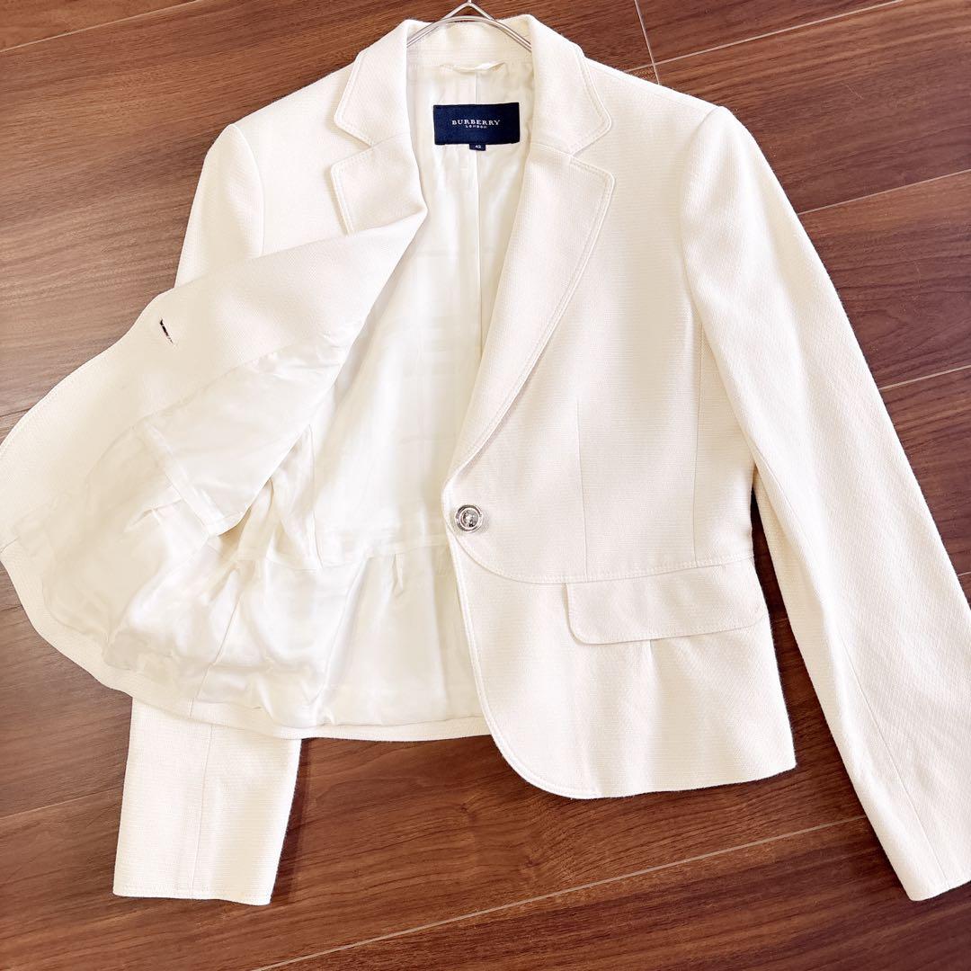 Burberry London オフホワイトジャケット シングル42 XL