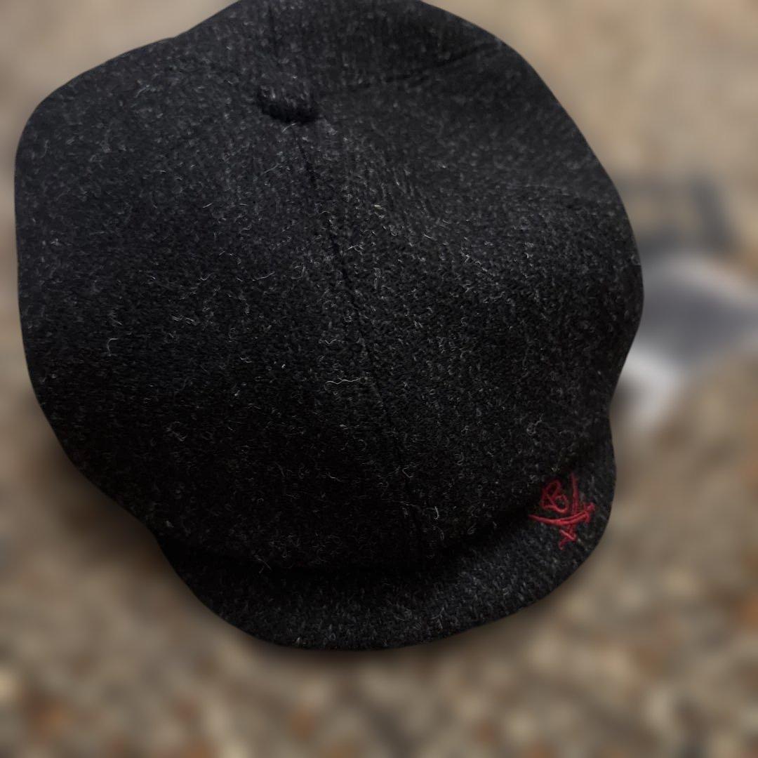 フラットヘッド　R.J.B ハリーツイード　メンズキャスケット