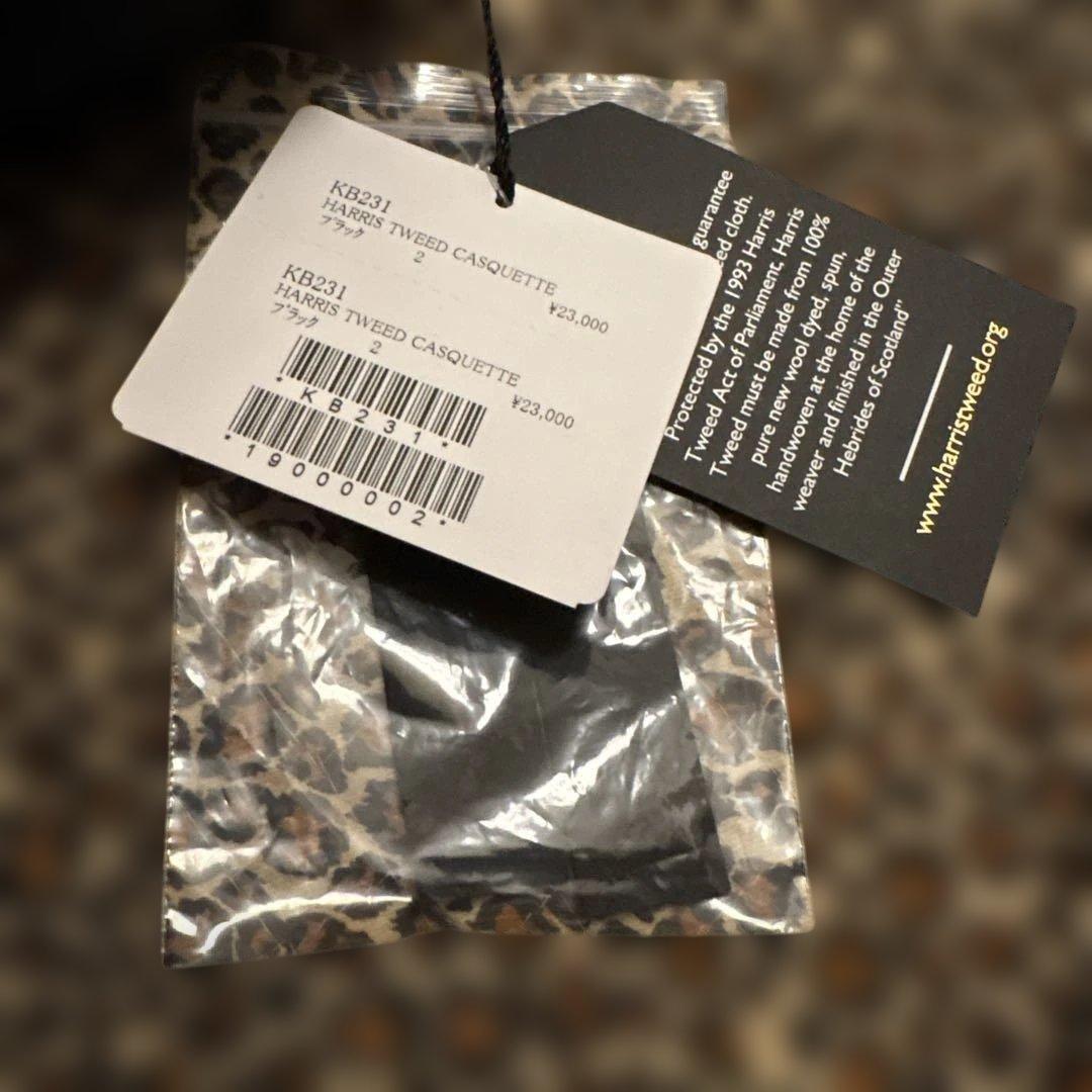 フラットヘッド　R.J.B ハリーツイード　メンズキャスケット