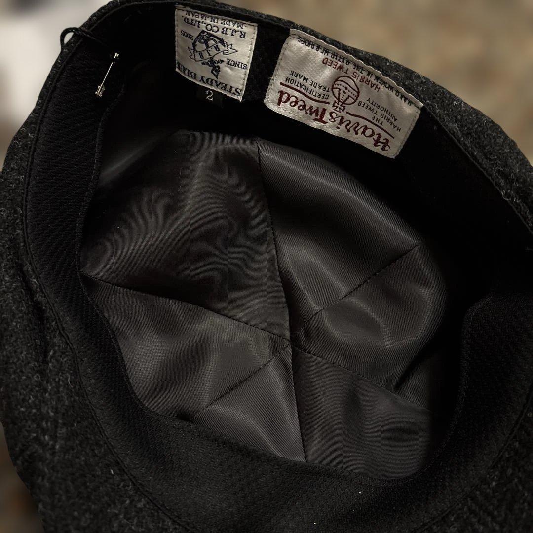 フラットヘッド　R.J.B ハリーツイード　メンズキャスケット