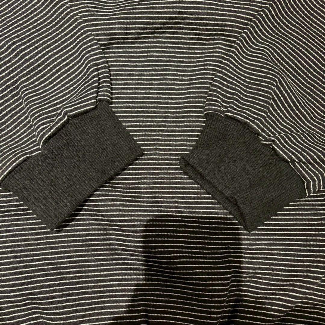 【XL】ENNOY BORDER CREW NECK SWEAT