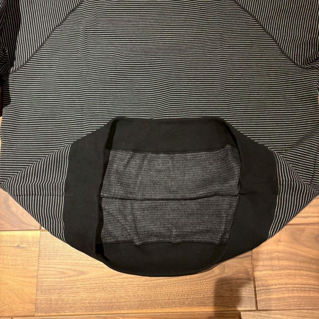 【XL】ENNOY BORDER CREW NECK SWEAT