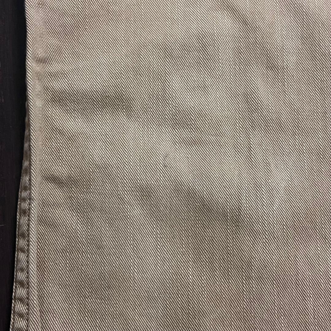 フリーホイーラーズ ロングショアマン ベージュ ワークパンツ 34×34