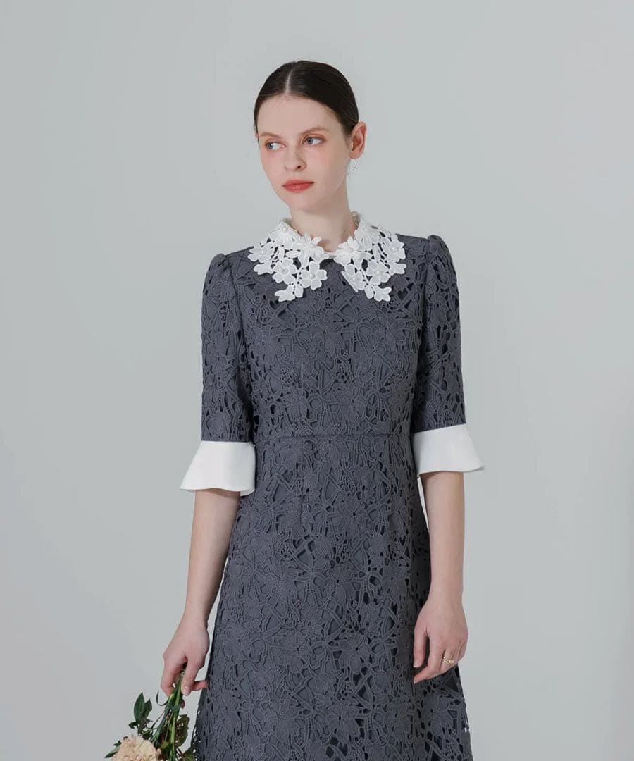 leja ドレス　グレー　L