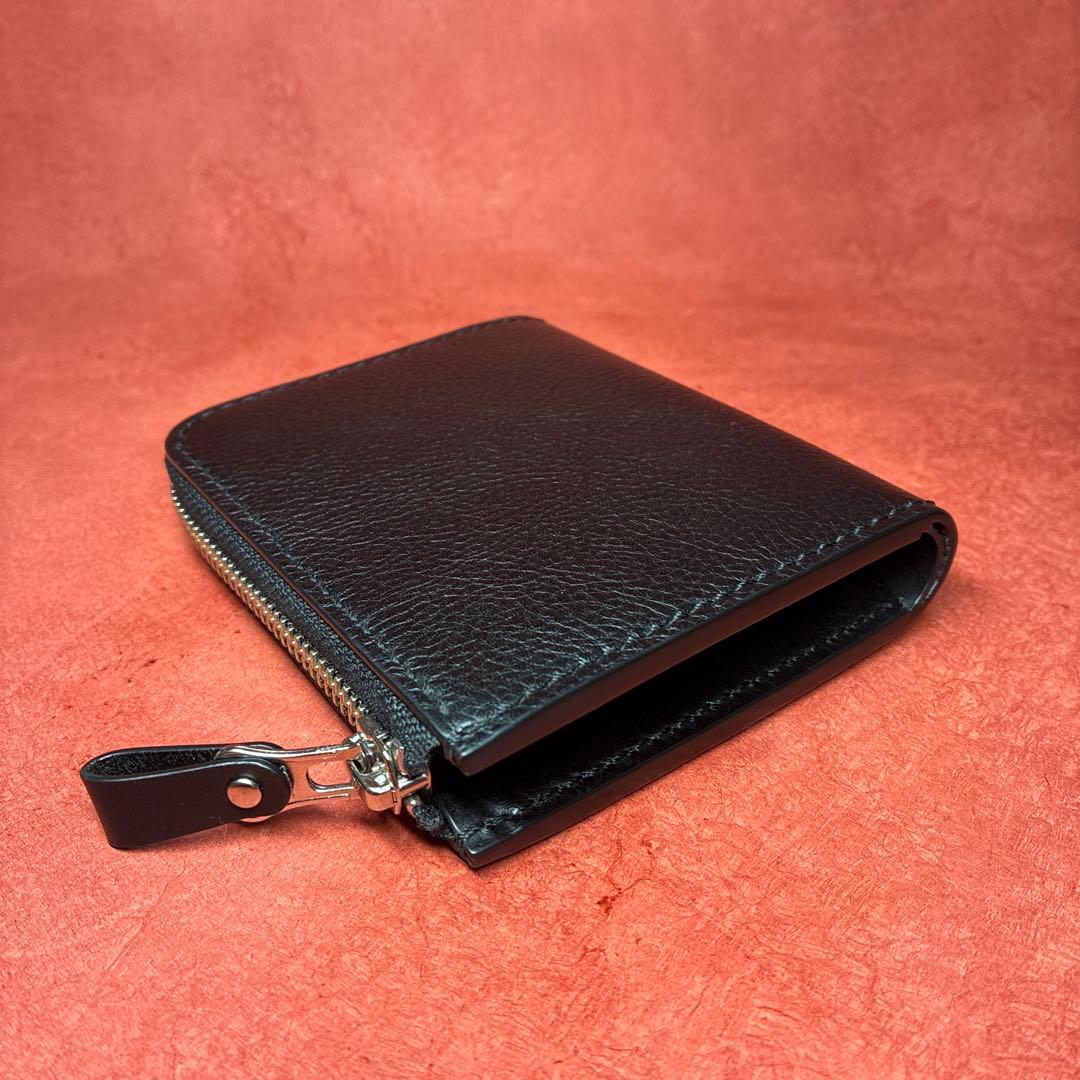 L字ファスナー革財布　黒　(たつろー様向け)