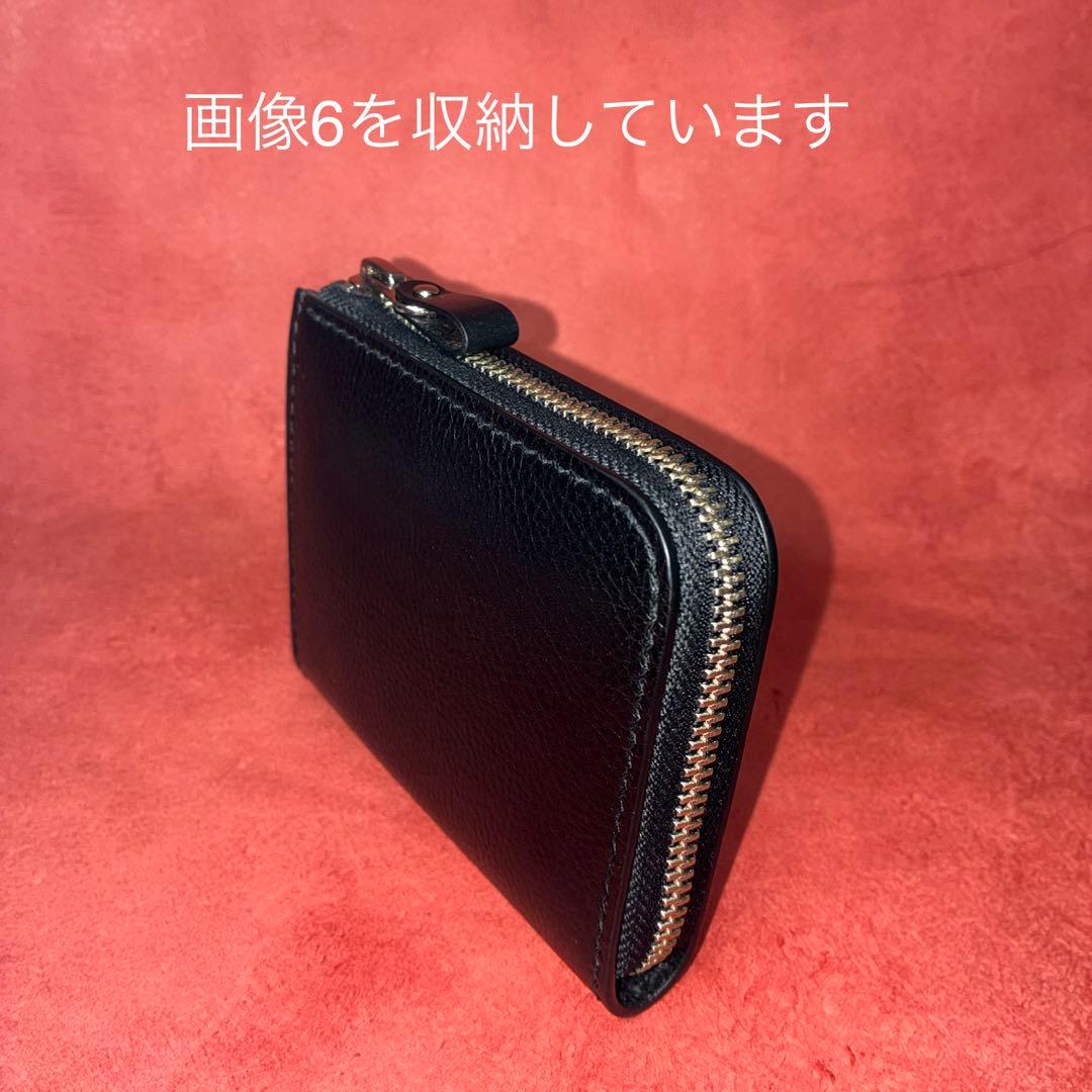 L字ファスナー革財布　黒　(たつろー様向け)
