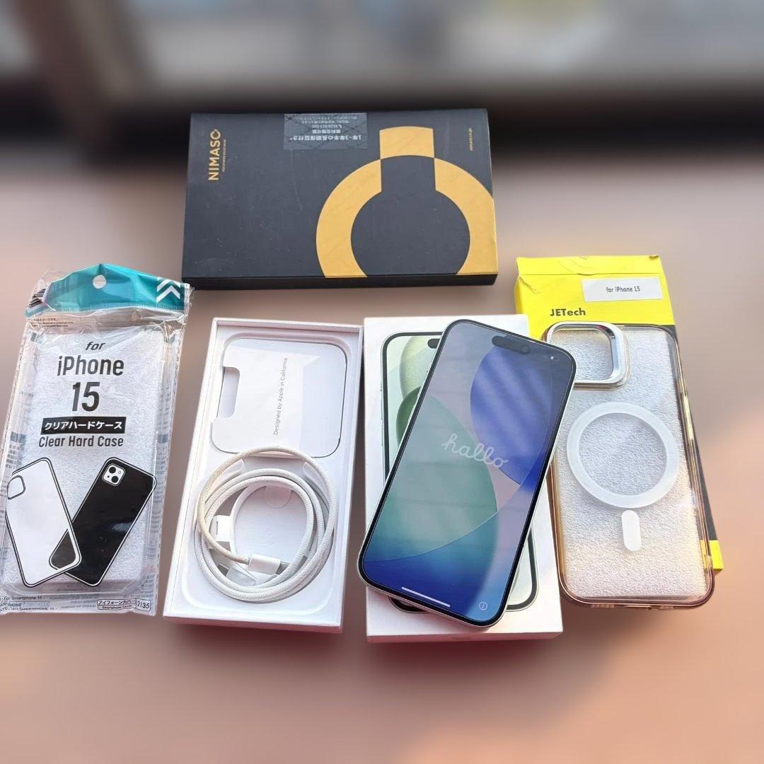 Apple iPhone 15 SIMフリー 256GB 最大バッテリー88％