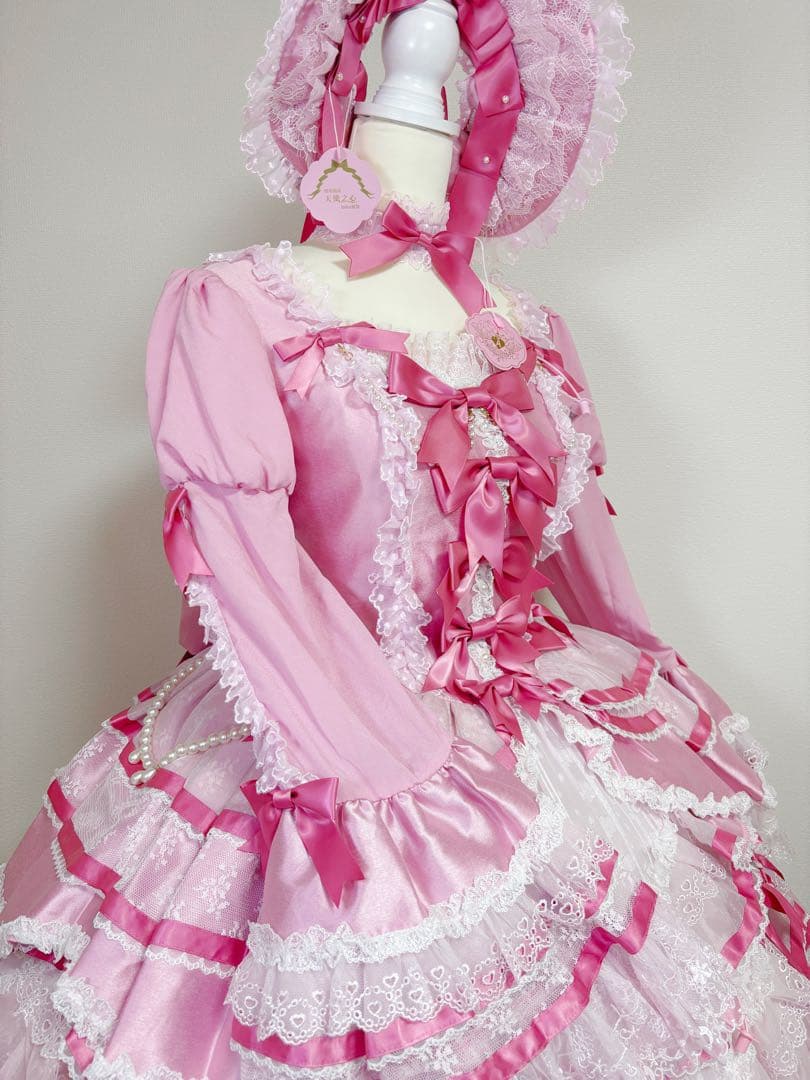 ゆっちゃむ ベルベットケーキ ロリータワンピースセッド 5点 甘ロリ