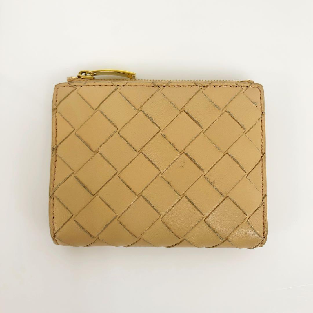 ボッテガ　ヴェネタ　二つ折りファスナー　ウォレット